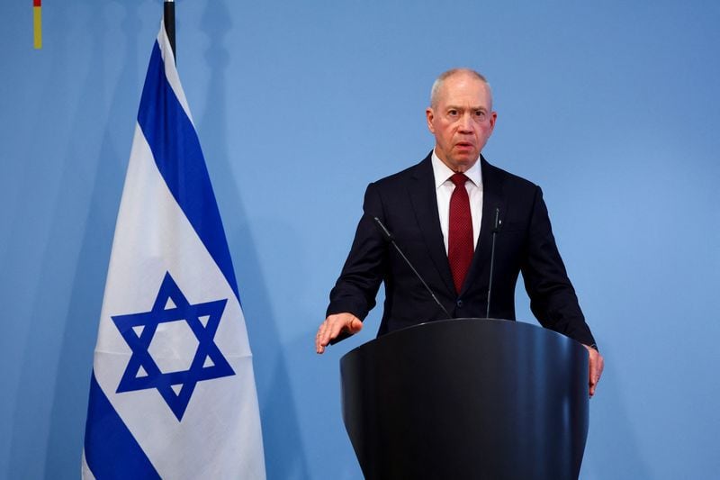 El ministro de Defensa israelí, Yoav Gallant (REUTERS/Fabrizio Bensch)