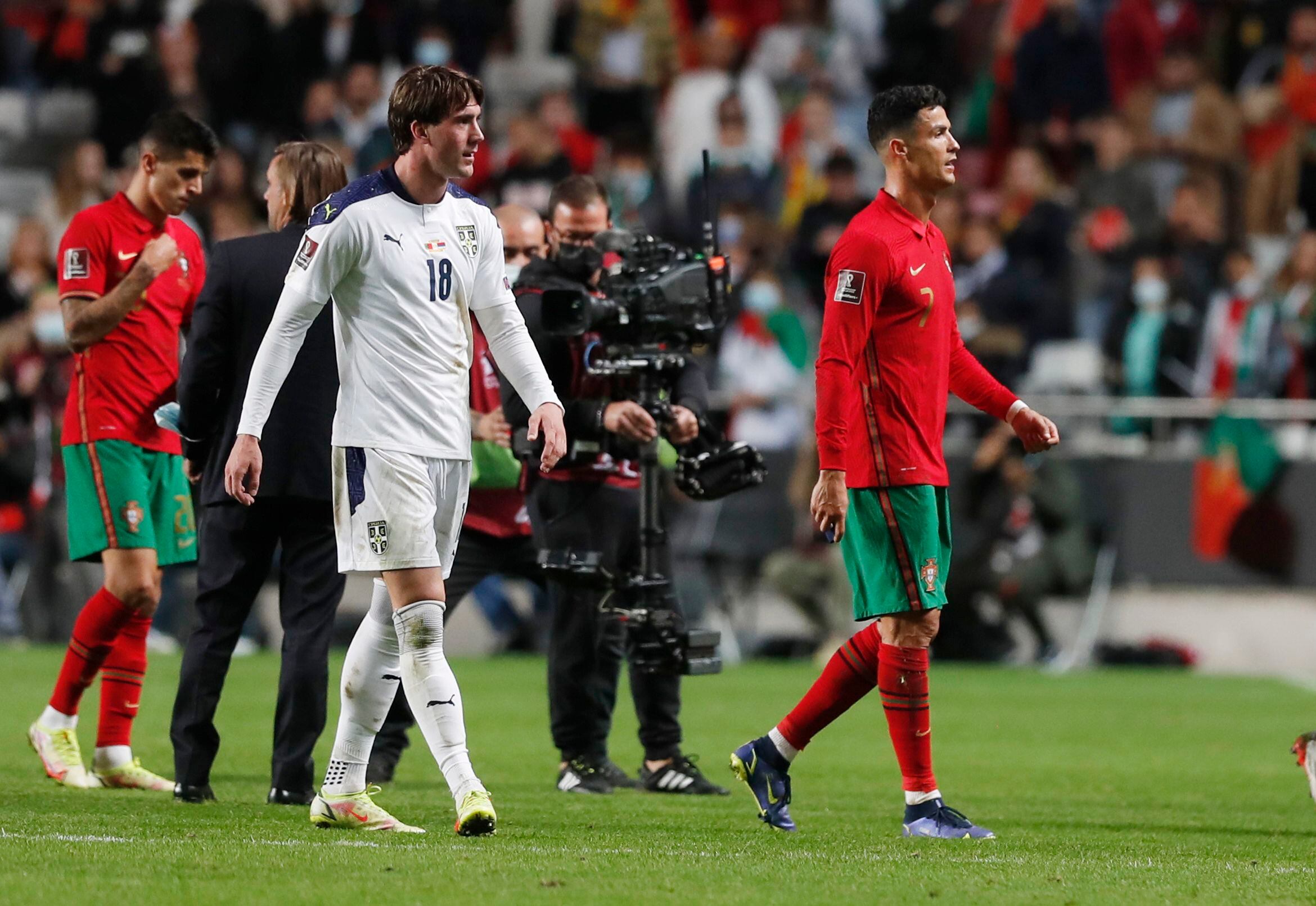 Crisitano Ronaldo y Portugal deberán jugar los playoffs con el objetivo de estar en Qatar 2022 (Reuters)