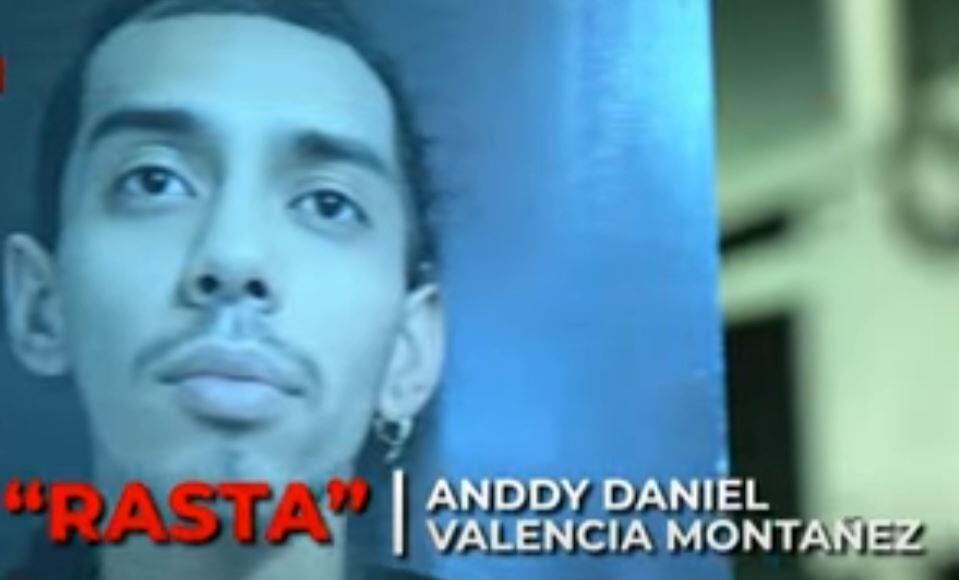 Anddy Daniel Valencia Montañez, alias “Rasta”. (Foto: Captura Panorama)