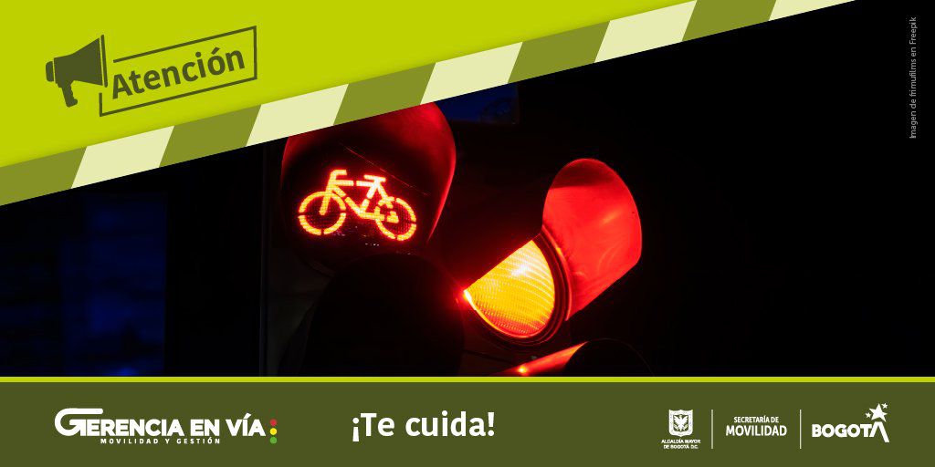 Por algunos minutos permaneció interrumpida la operación de Transmilenio en este punto - crédito @BogotaTransito/X