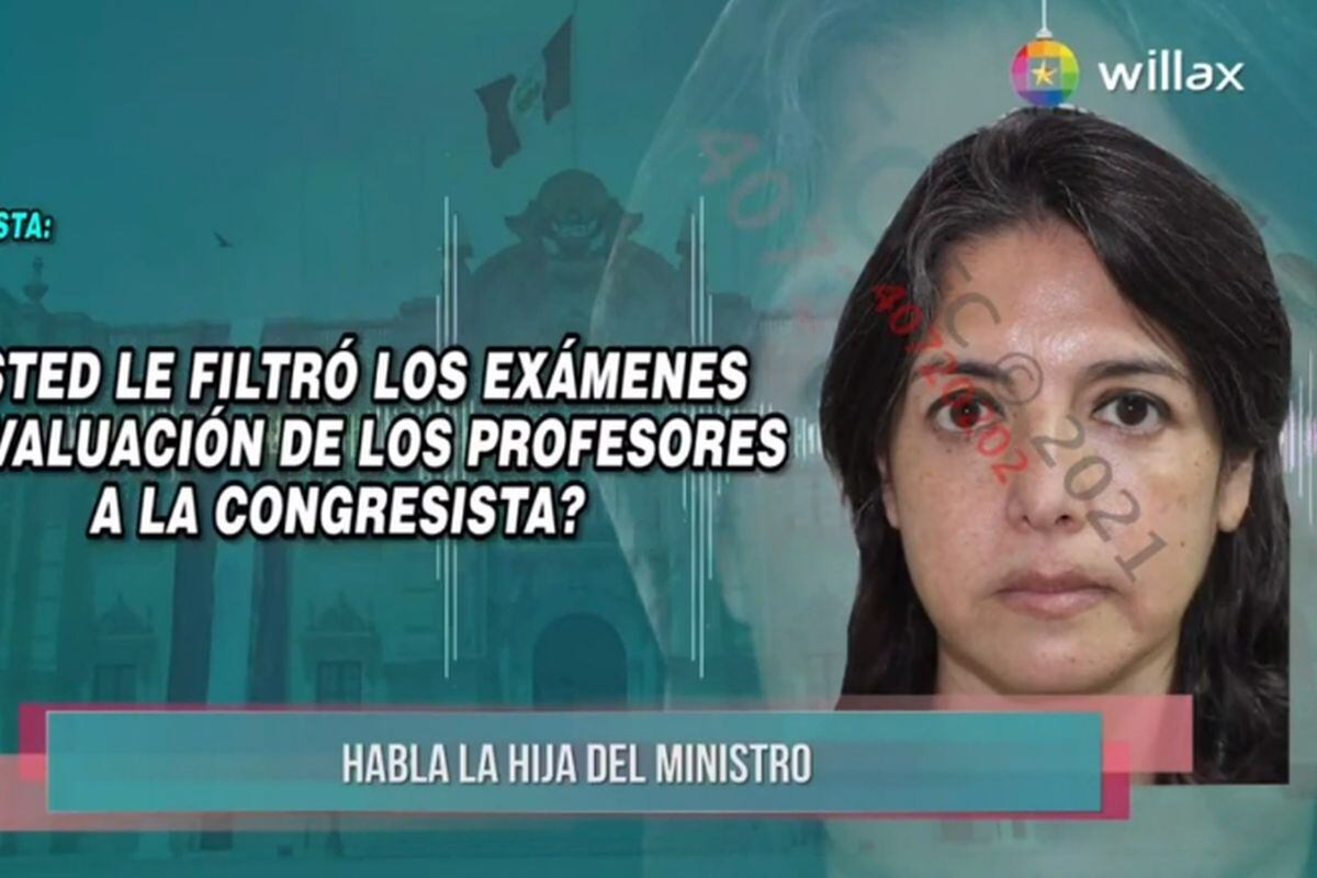 Hija Del Ministro Carlos Gallardo Niega Que Haya Filtrado La Prueba De