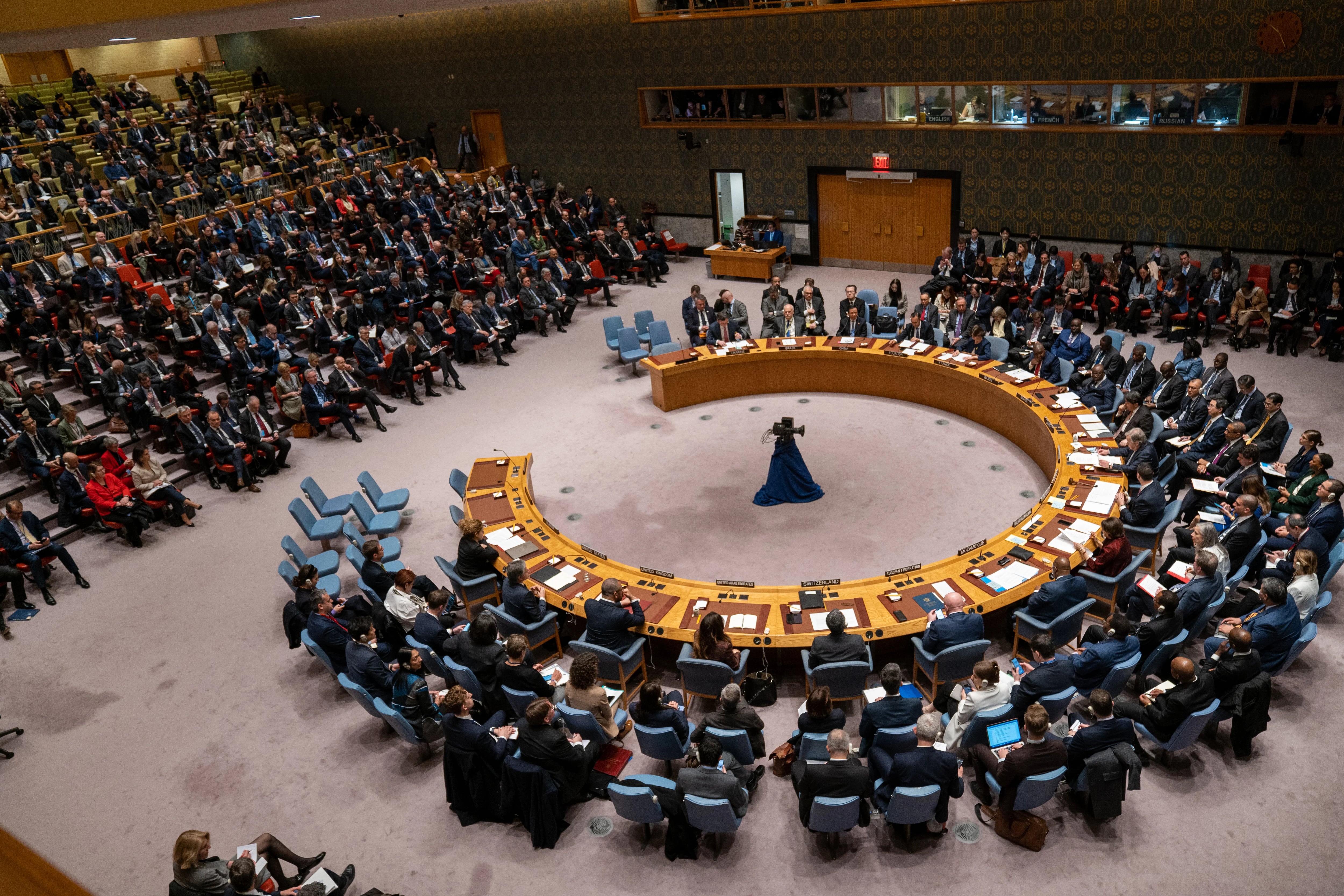 Fotografía del pleno del Consejo de Seguridad de la ONU, en una fotografía de archivo. EFE/Ángel Colmenares
