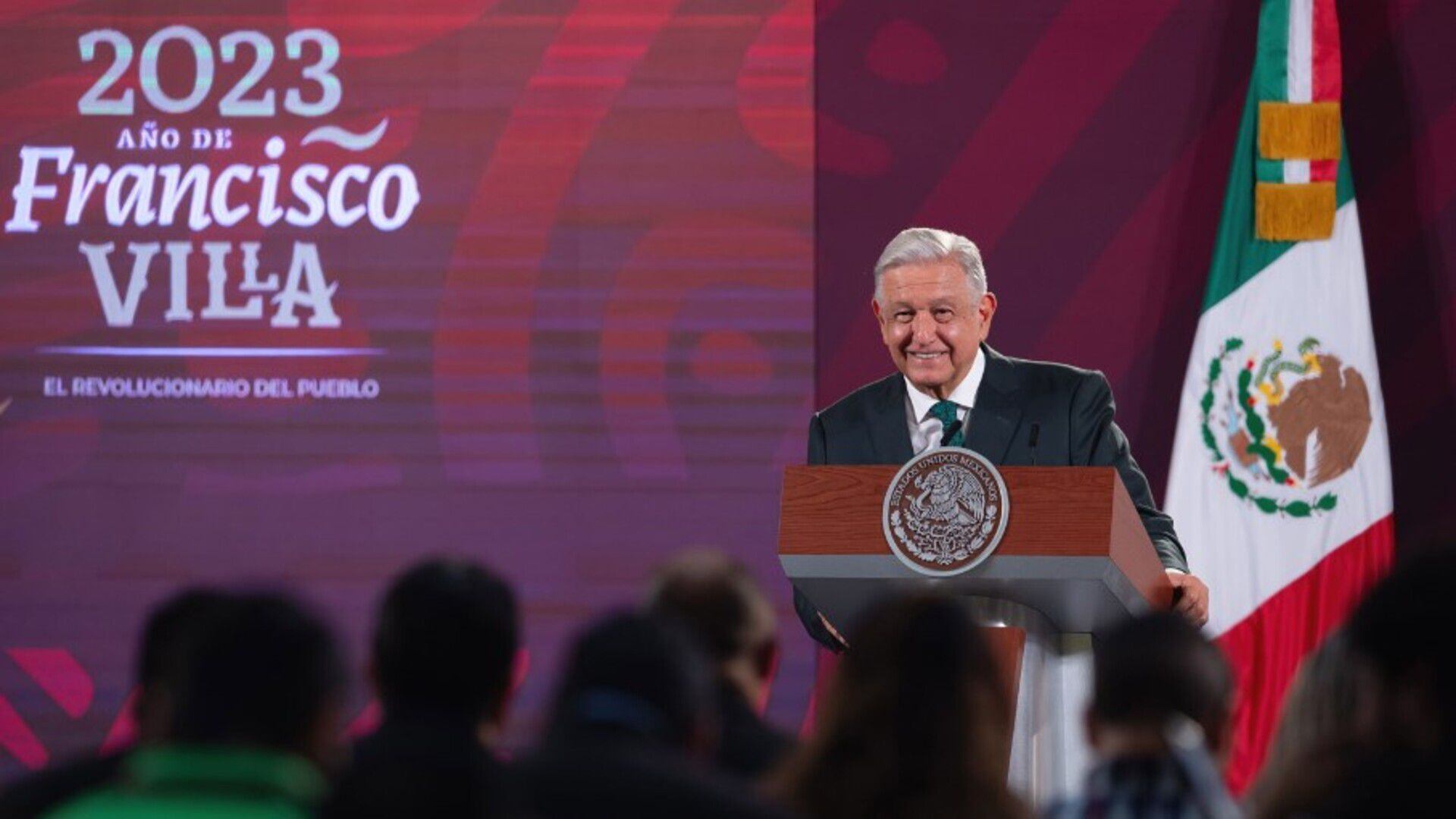 El Presidente Andrés Manuel López Obrador durante su conferencia matutina de este lunes 7 de agosto. Foto: lopezobrador.org.mx