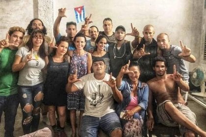 Miembros del movimiento San Isitro en Cuba