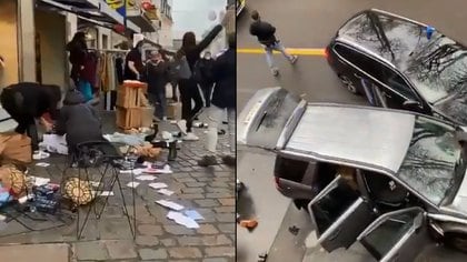 Un conductor choca su vehículo contra una acera en una calle peatonal en Alemania: 4 muertos, incluido un bebé