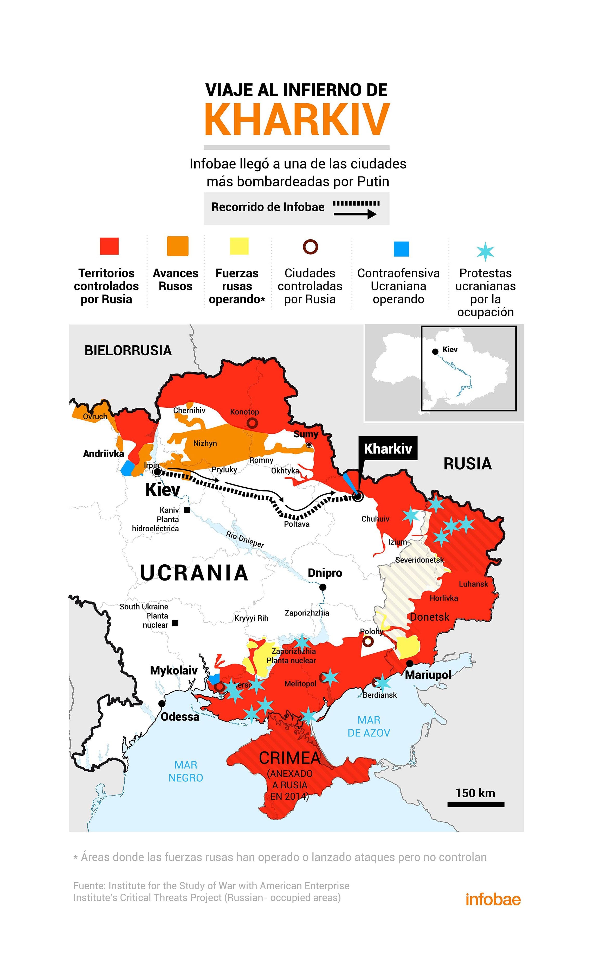 Voyage infographique à Kharkiv, Ukraine