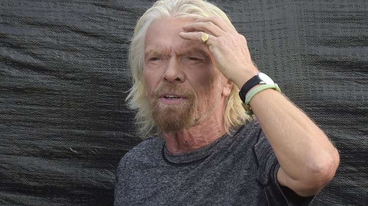 Richard Branson (Photo by Raul Arboleda / AFP)