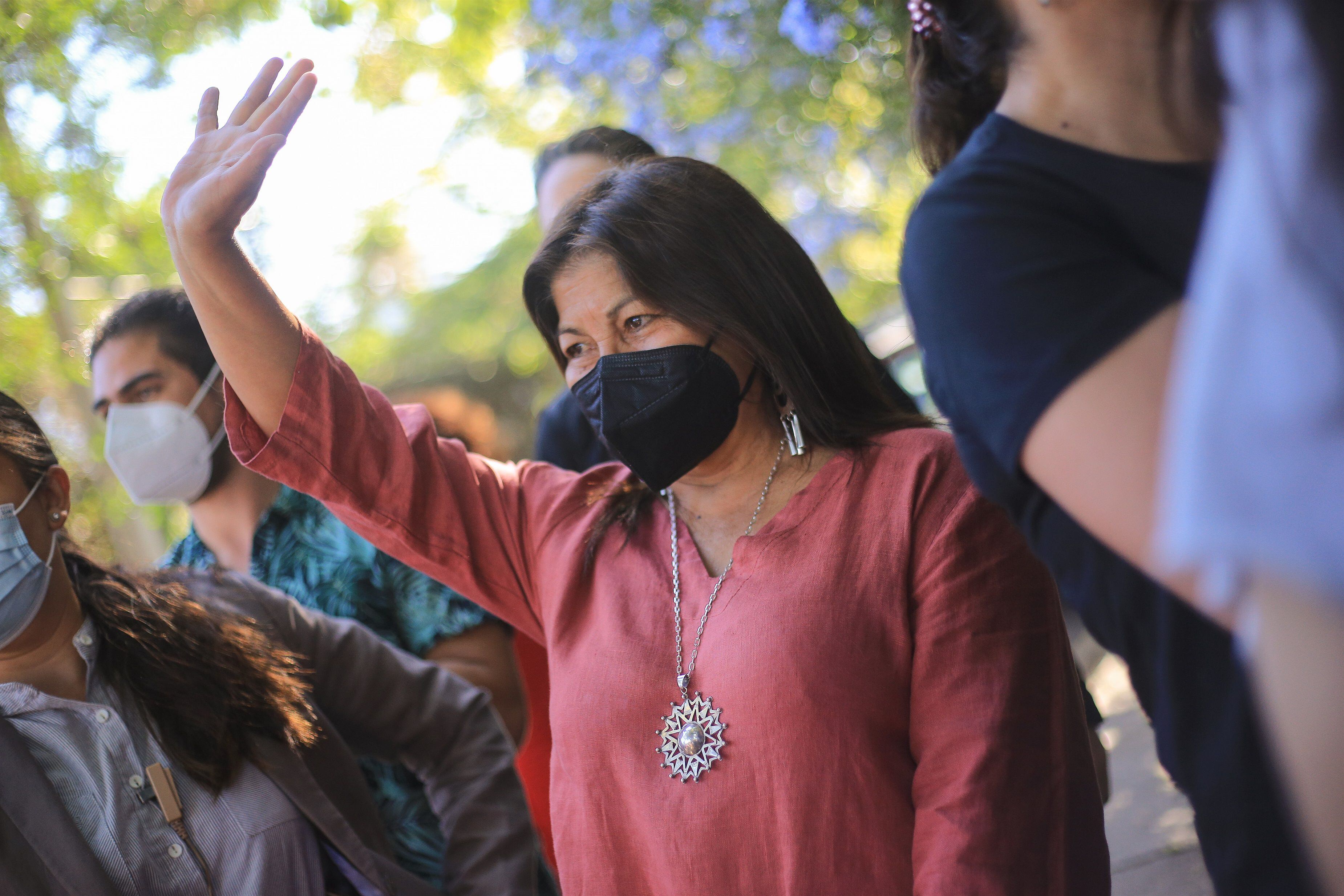 Elisa Loncón, ex presidenta de la Convención Constitucional de Chile