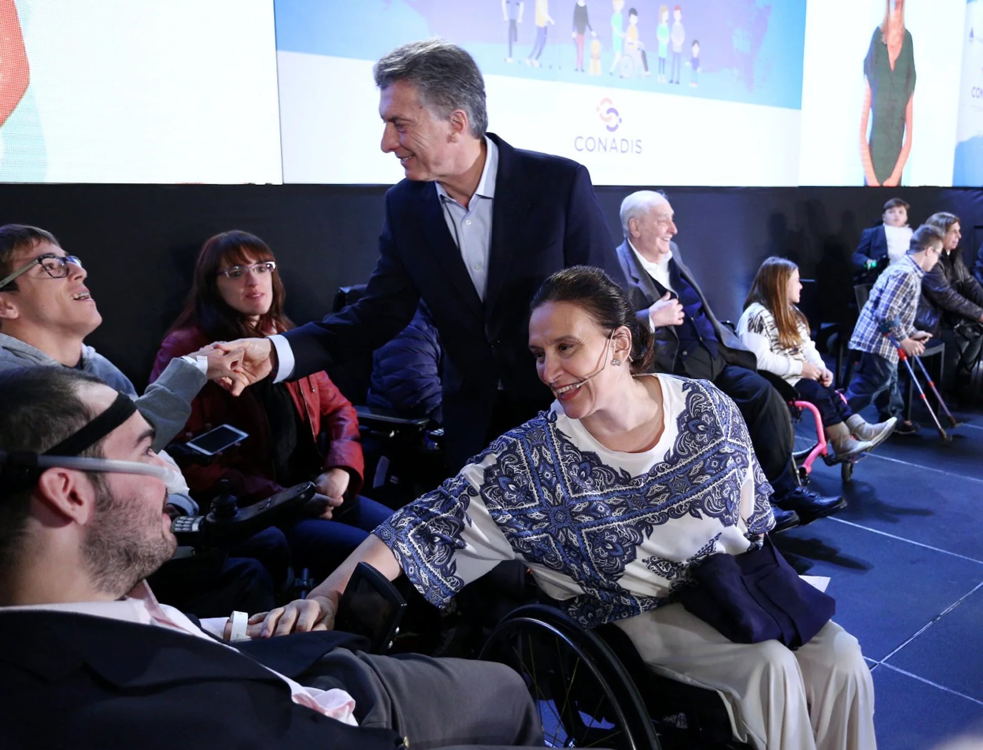 Mauricio Macri y Gabriela Michetti presentaron el Plan Nacional de Discapacidad (Presidencia)