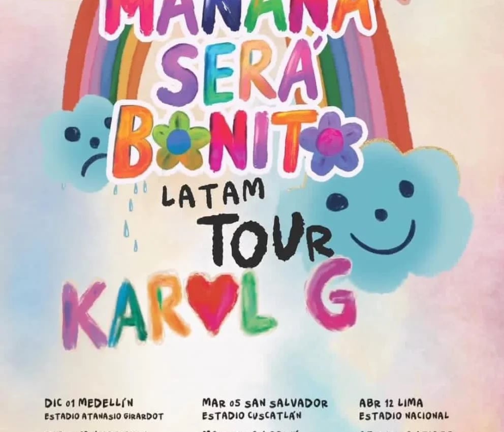 Karol G anuncia fechas en Latinoamérica con su gira Mañana será bonito
