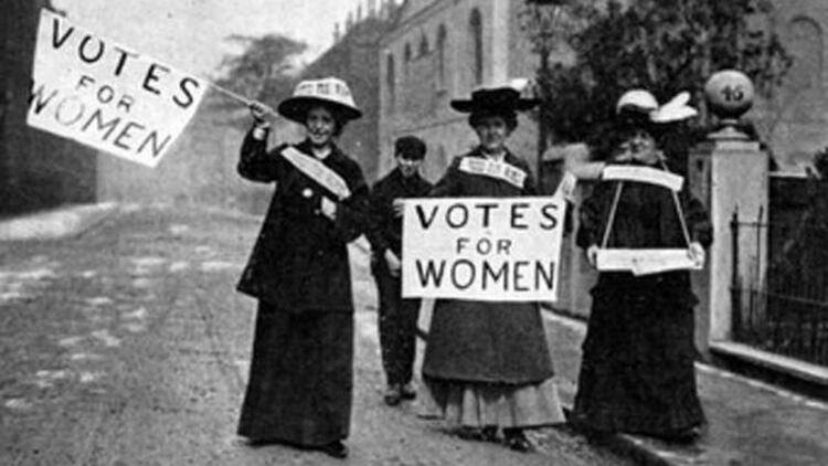 El derecho al voto, uno de los primeros reclamos de las mujeres.