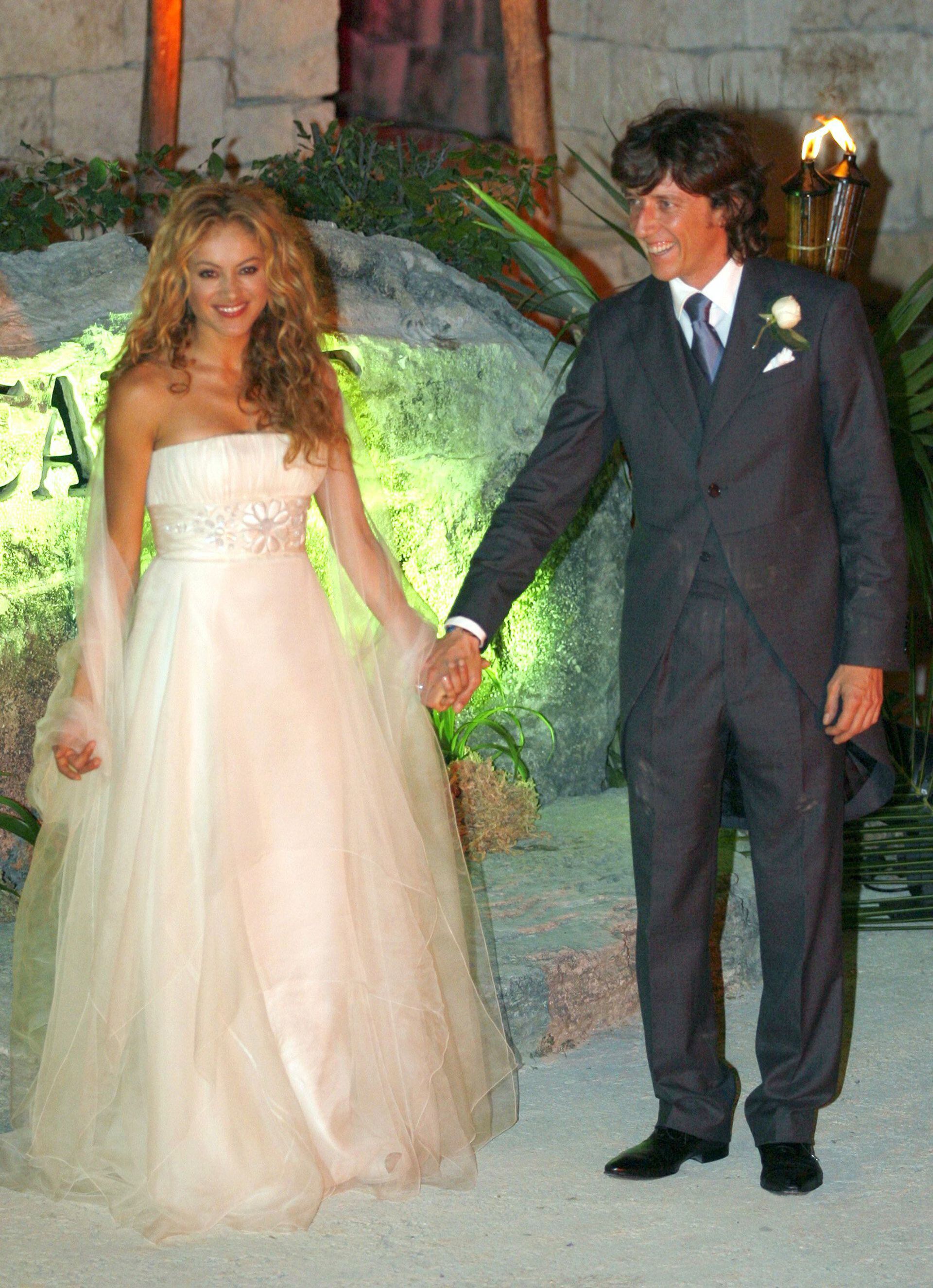 Celebraron su boda en el parque Xcaret,en Playa del Carmen, el 30 de abril de 2007 (Foto: REUTERS/Henry Romero)