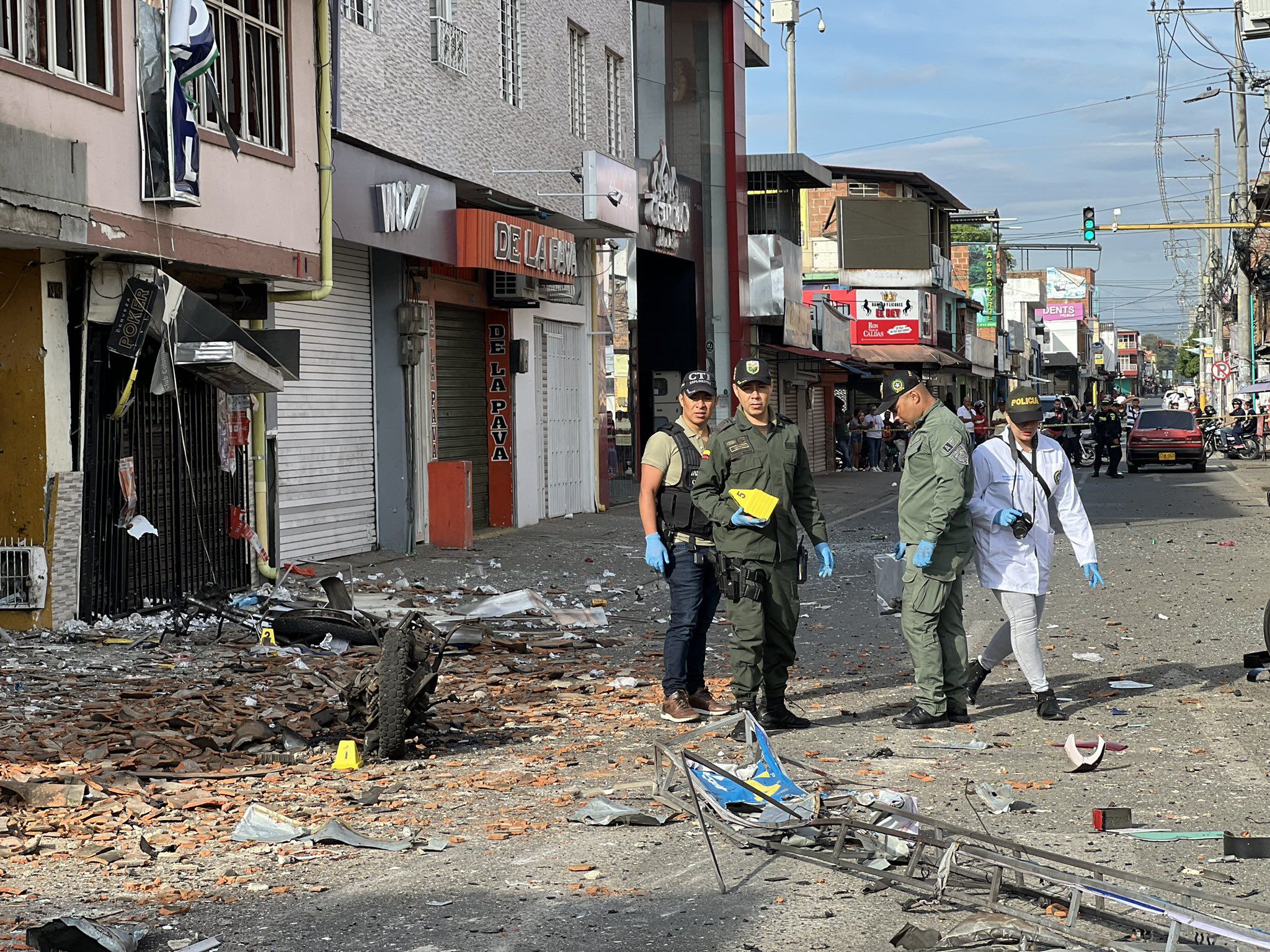 Ataque Jamundí,  orden público, explosivo