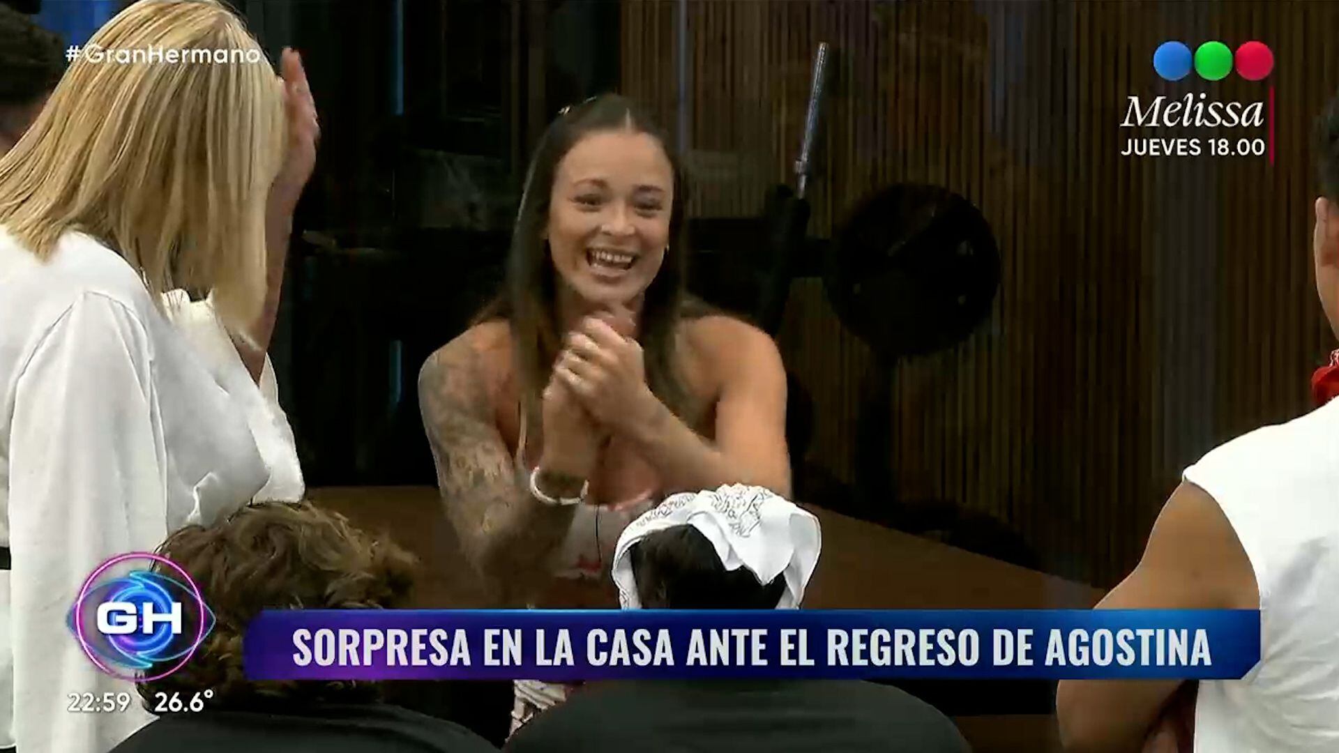 Tras su expulsión de GH, Agostina se reencontró con sus compañeros en la casa