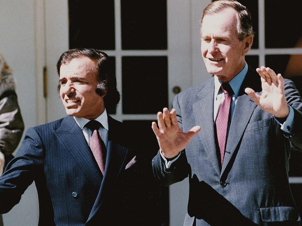 Resultado de imagen para carlos menem y bush