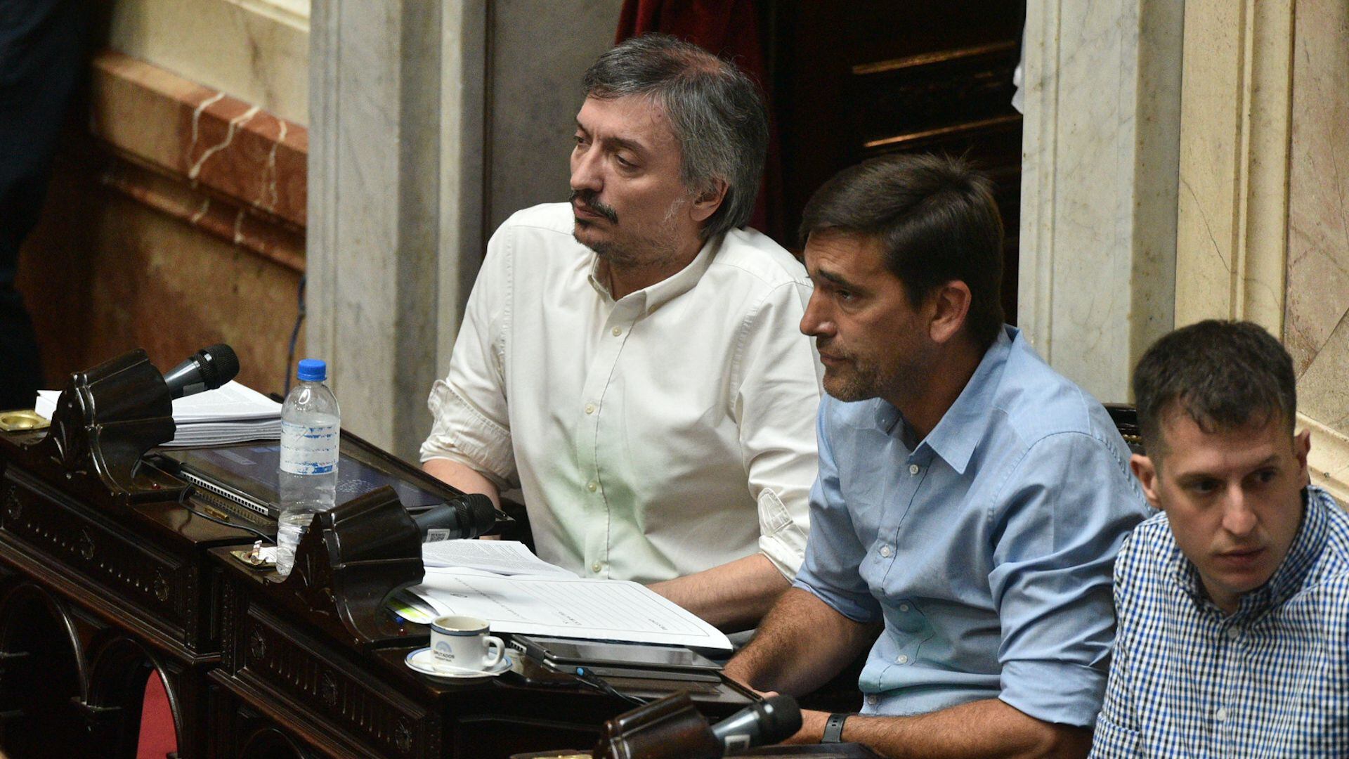 Debate de la Ley Ómnibus en el Congreso interior recinto portada