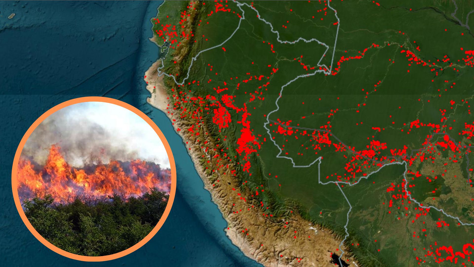 Incendios forestales en Perú