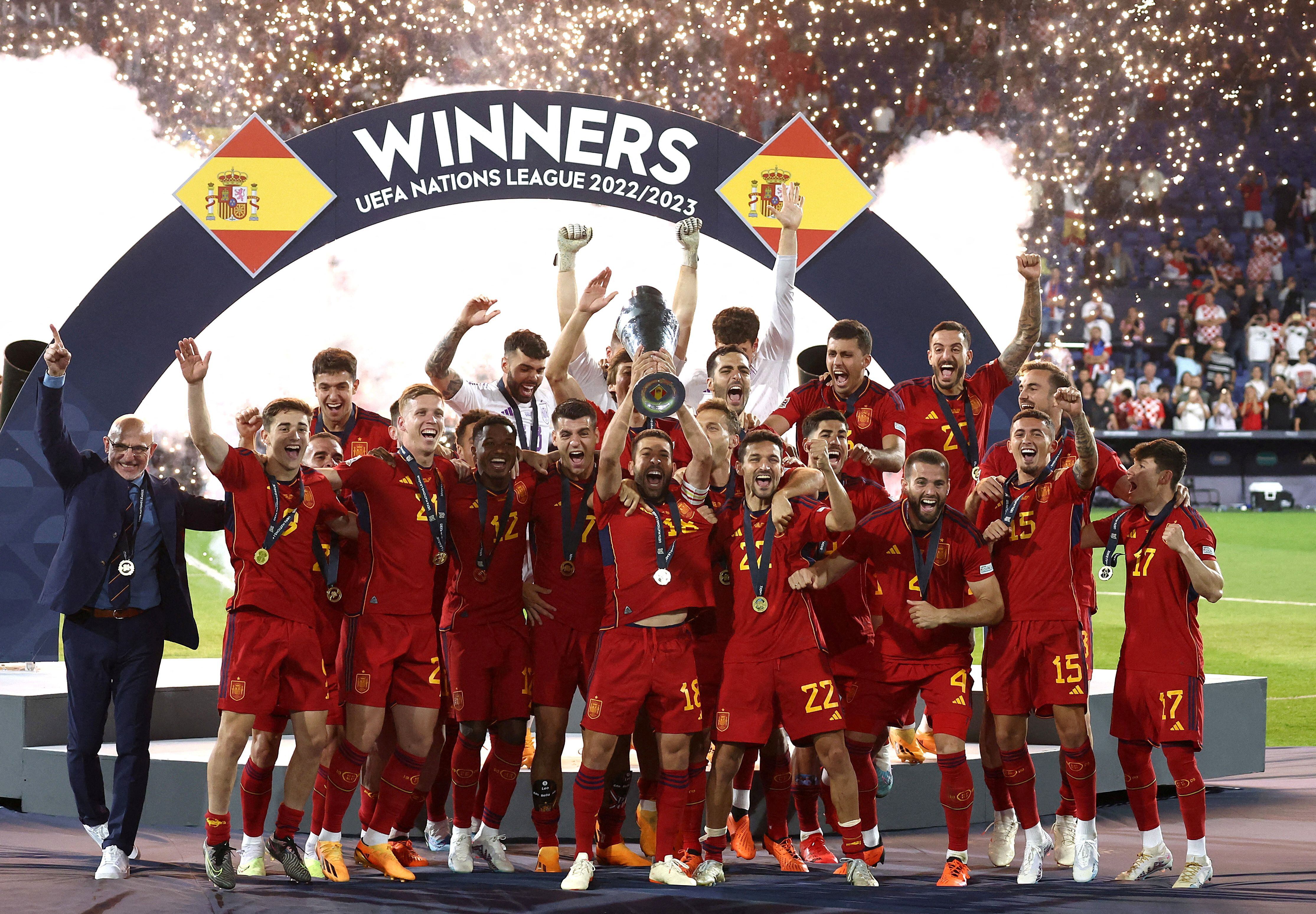 España gana la final de la Nations League ante Croacia (REUTERS/Yves Herman)