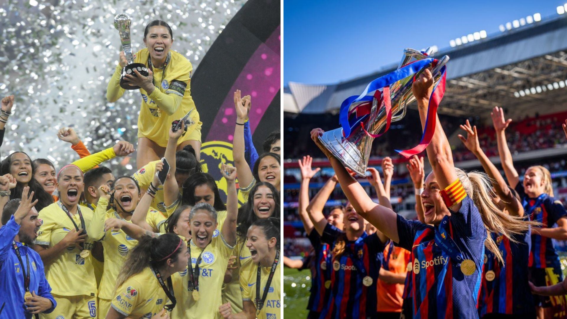 América Vs Barcelona Femenil Qué Se Sabe Del Juego Amistoso Que Tendrán En El Azteca Infobae 