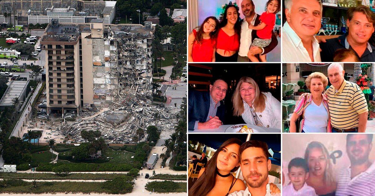 Hanno iniziato a pubblicare foto di alcune persone scomparse dopo il crollo dell’edificio a Miami