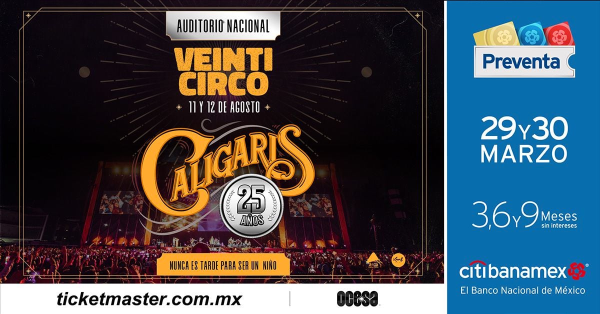 caligaris im cdmx nationalen Auditorium