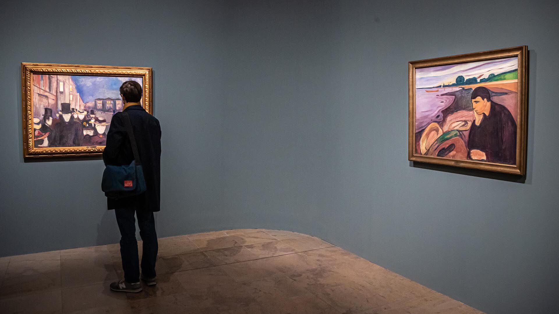 Muestra "Un poema de vida, amor y muerte", de Edvard Munch en el Museo de Orsay de París