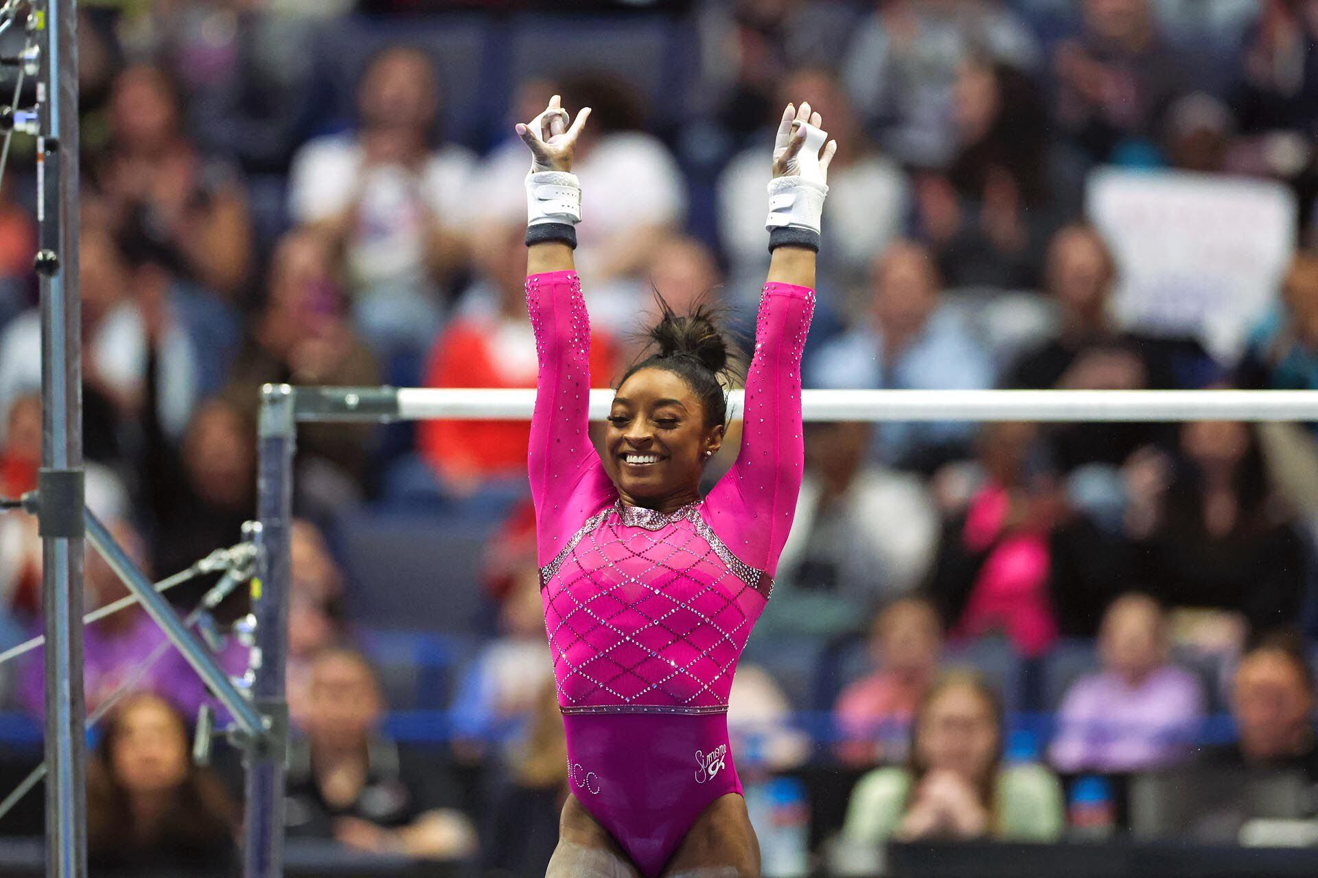 El sorprendente salto de Simone Biles a dos meses de los JJOO