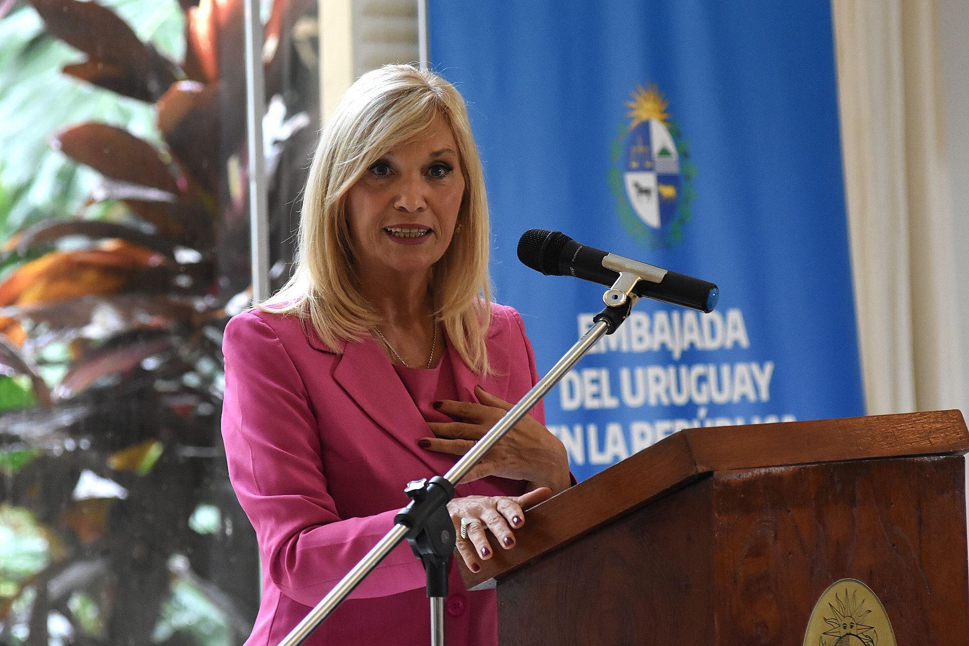 Mes de la Mujer Vicepresidenta Beatríz Argimón Embajada de Uruguay