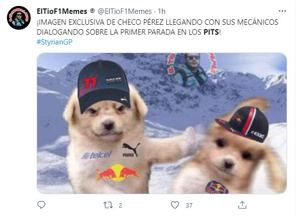 Los Mejores Memes Que Dejo El Error En Los Pits Que Le Costo El Podio A Checo Perez En El Gran Premio De Estiria Info Junin