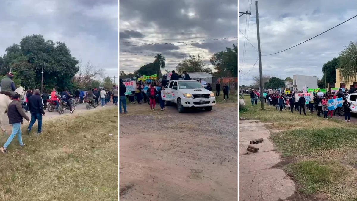 Un mes sin Loan: cientos de personas marchan en Corrientes y reclaman que el niño aparezca