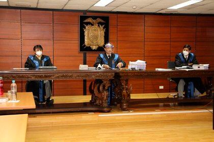 La Corte Nacional de Justicia de Ecuador anunció este lunes su decisión sobre el recurso de apelación del expresidente Rafael Correa sobre la sentencia por corrupción en su contra.  Foto: EFE / Corte Nacional de Justicia