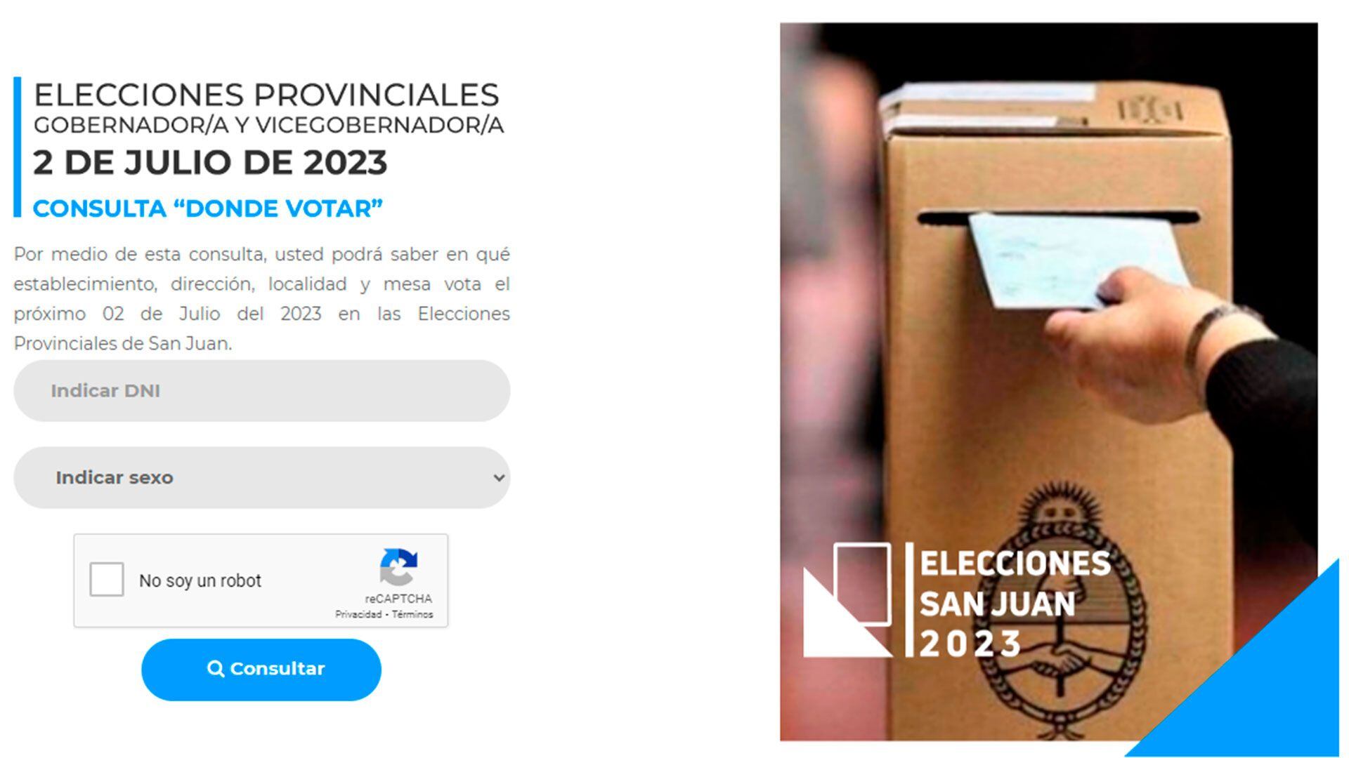 Elecciones 2023 en San Juan: cuándo son y qué se elige - Infobae