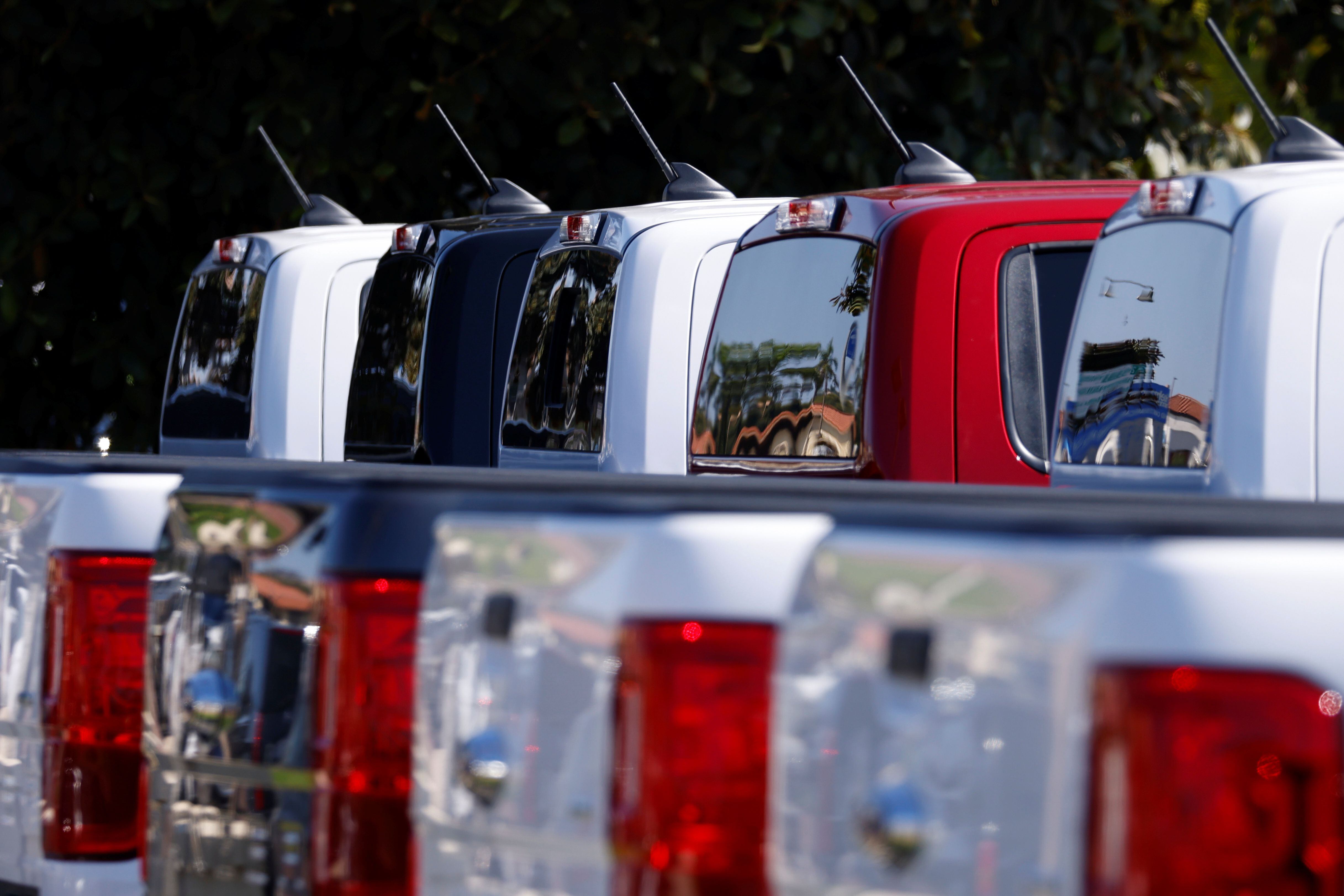 Las camionetas son el vehículo que más se vende en la zona rural, aunque una mejora económica general impulsará las ventas de autos nuevos en general. REUTERS/Mike Blake