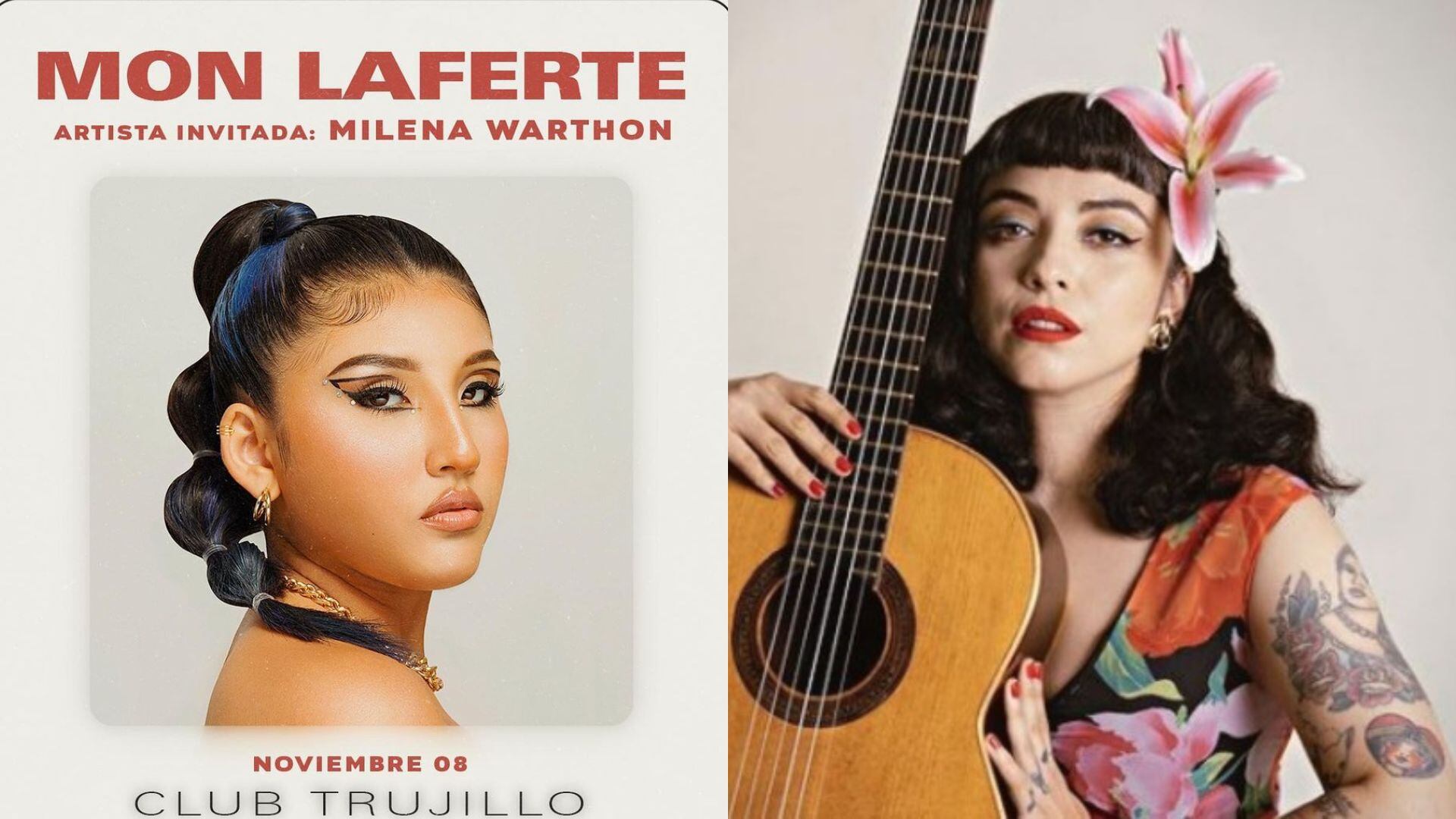 Milena Warthon abrirá concierto de Mon Laferte en Trujillo. Instagram.