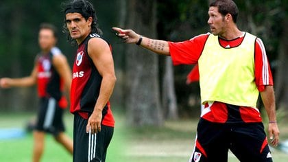 Ortega y Simeone tuvieron una conflictiva relación en River