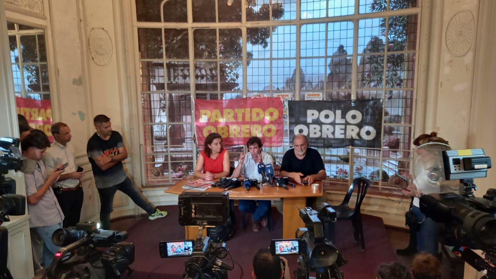 Vanina Biassi, Gabriel Solano y Eduardo Belliboni confirmaron la movilización de Unidad Piquetera para el 20 de diciembre