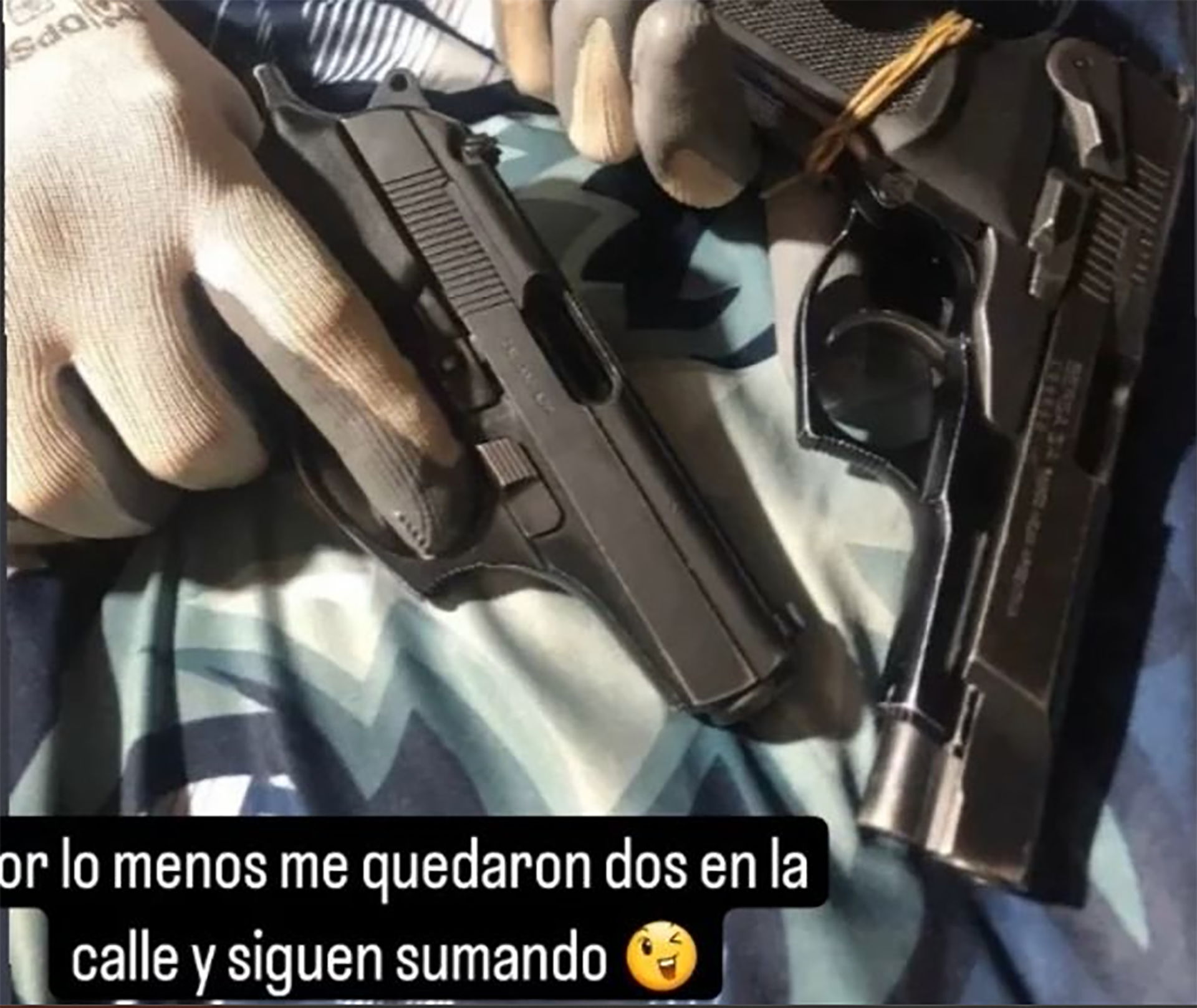 Guante en mano: posteo de Antón en Instagram