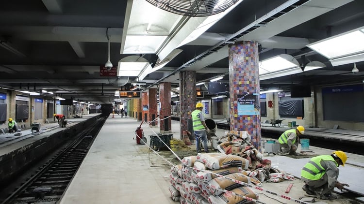 En la estación de Retiro se realizaron diferentes obras de remodelación