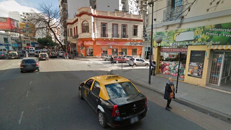 La esquina del barrio porteño de Villa Crespo donde Imanol Subiela Salvo sufrió el ataque