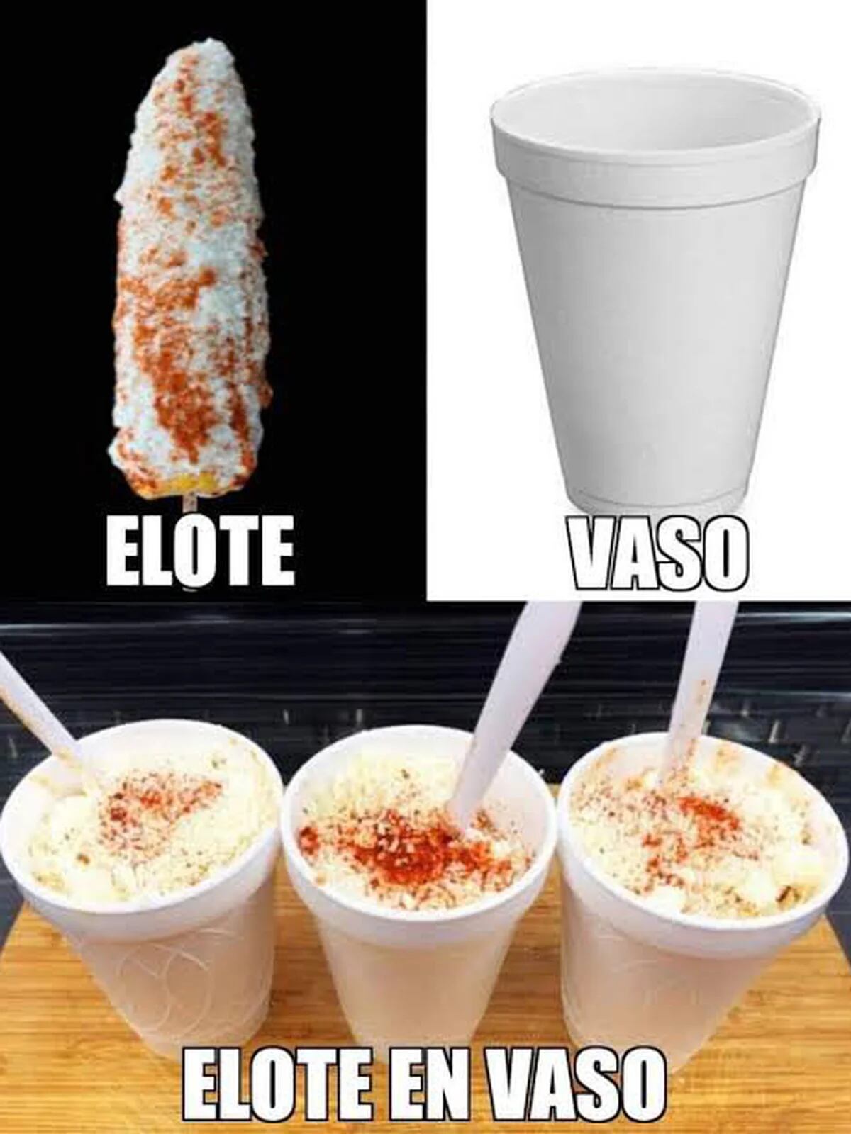 esquites en vaso