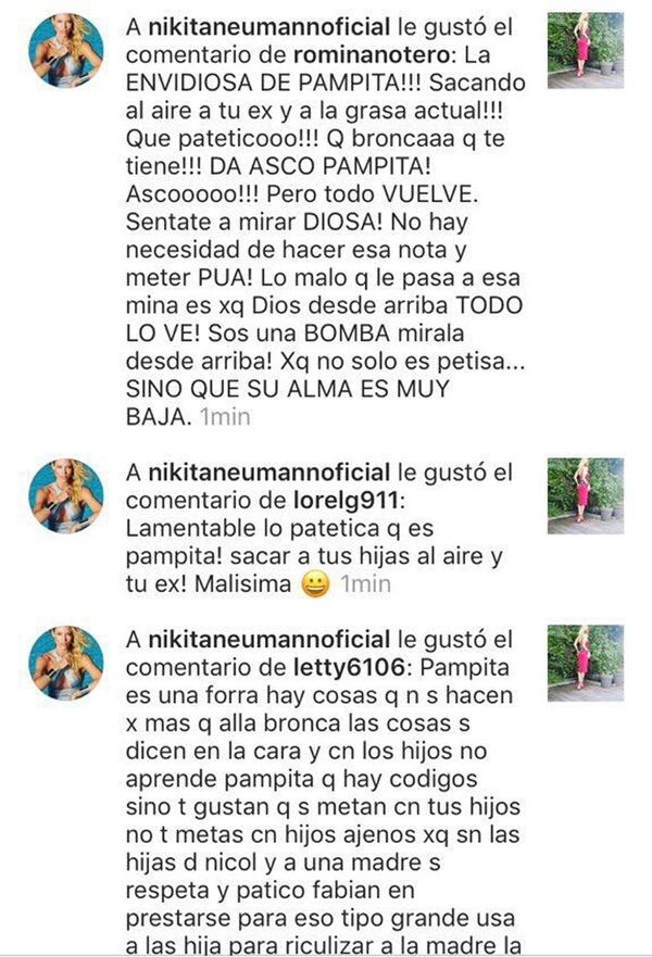 Pampita y Viciconte se burlaron de Nicole, y la rubia estalló