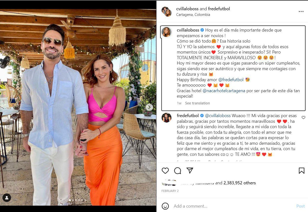 Carmen Villalobos De Recorrido Por Colombia Con Su Novio Venezolano “y Lo Que Te Falta Conocer