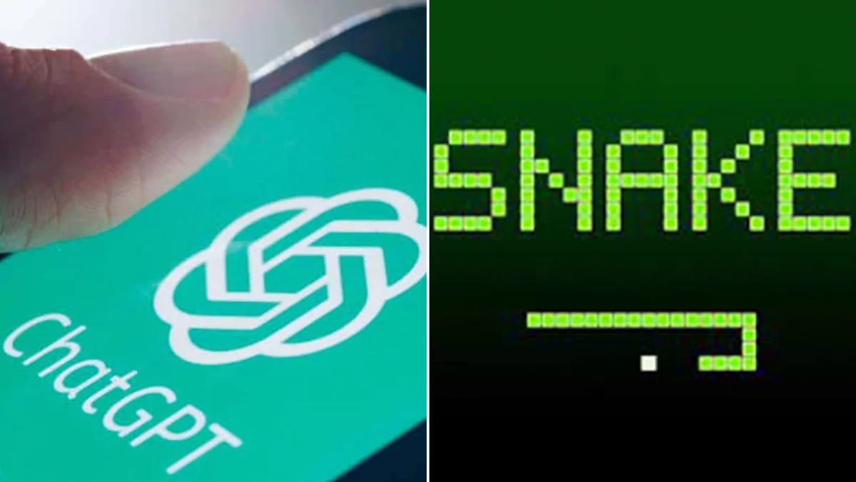 Juega Snake o Serpiente, el clásico juego de Nokia, bajo tu propia creación con ChatGPT