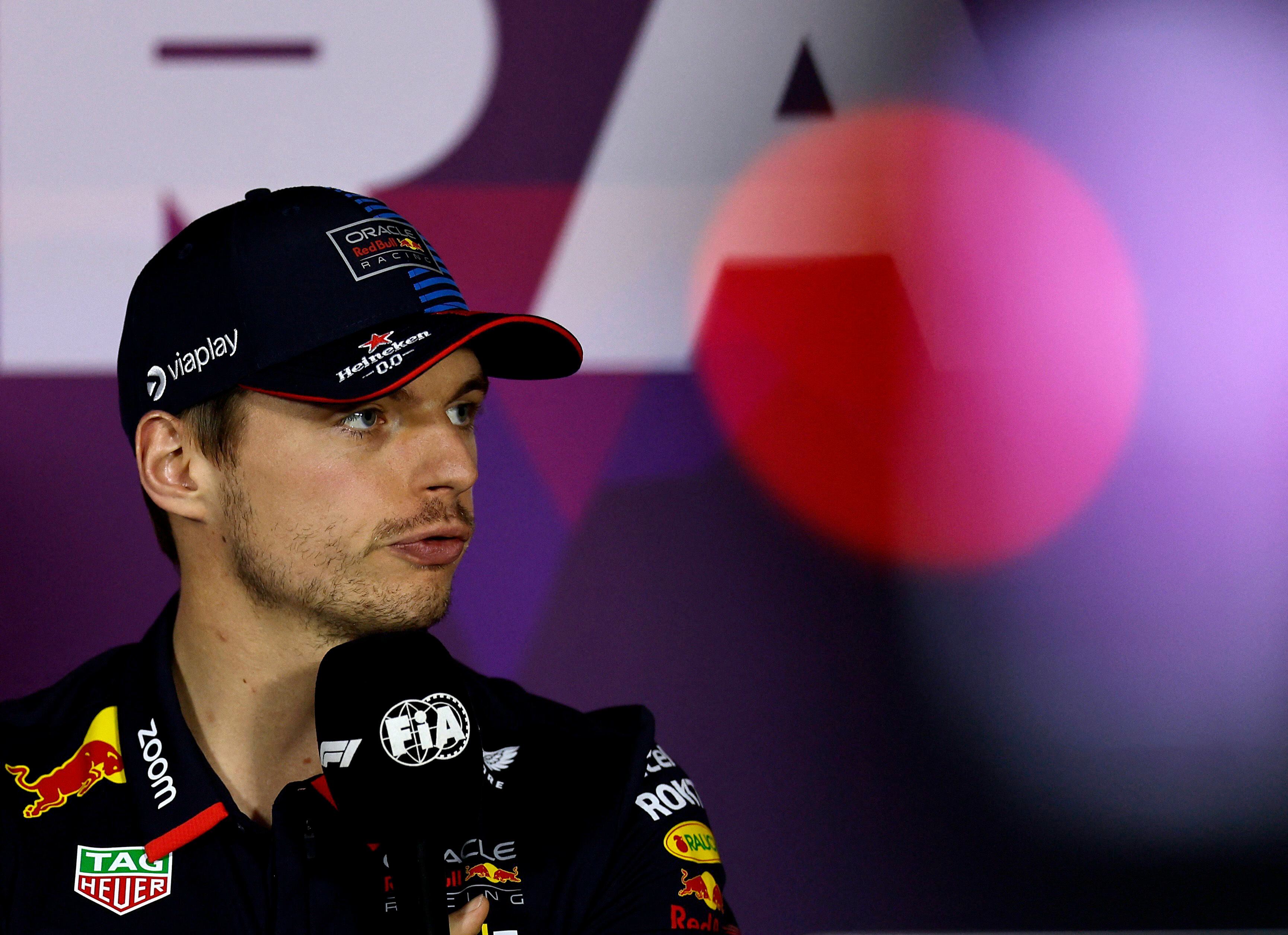 Max Verstappen en una rueda de prensa (REUTERS/Hamad I Mohammed)