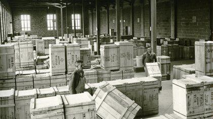  Depósito para entregas internacionales desde donde se enviaban los productos a Buenos Aires (1927)