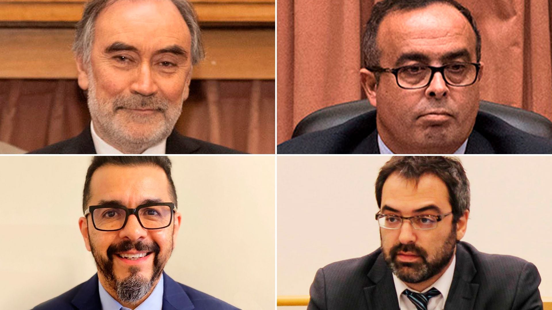 Bruglia, Bertuzzi, Ernesto Kreplak y Silvio Robles, funcionarios que aparecieron en las listas de búsqueda de Zanchetta