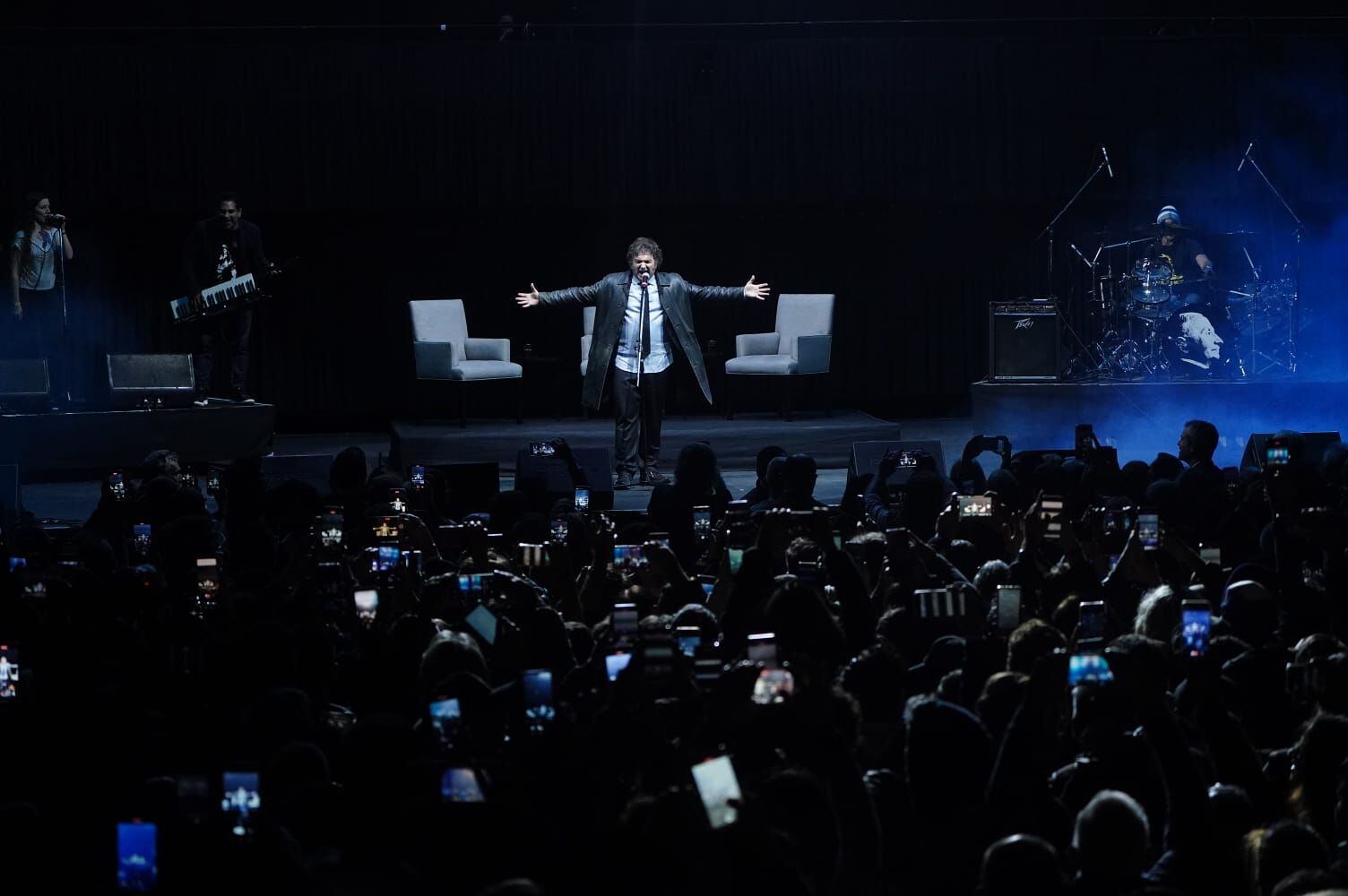 Presentación libro de Javier Milei en el Luna Park