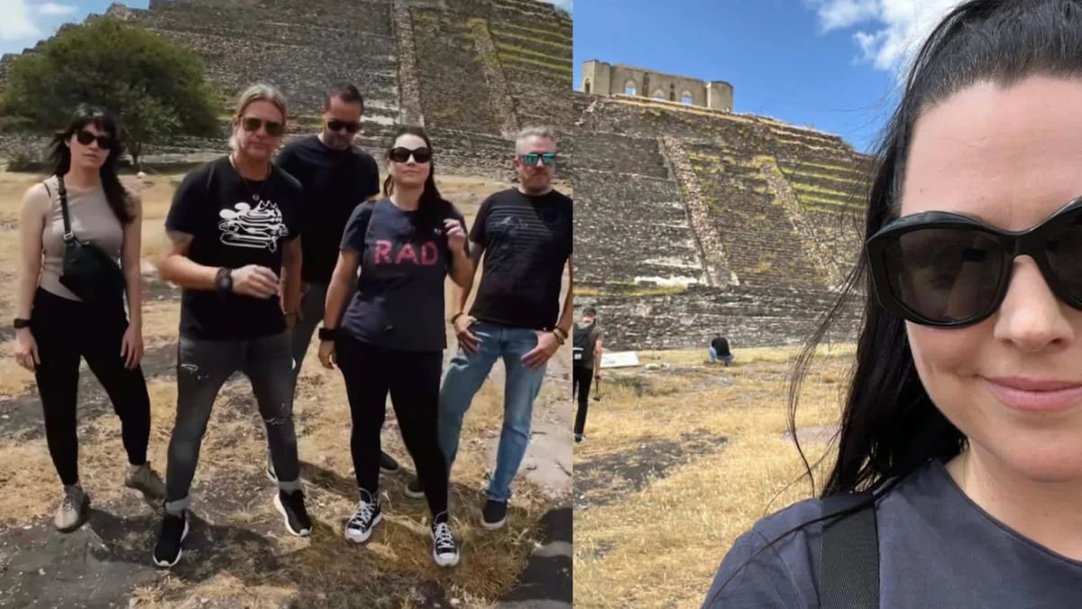 Amy Lee Cantante De Evanescence Visitó La Zona Arqueológica “el 