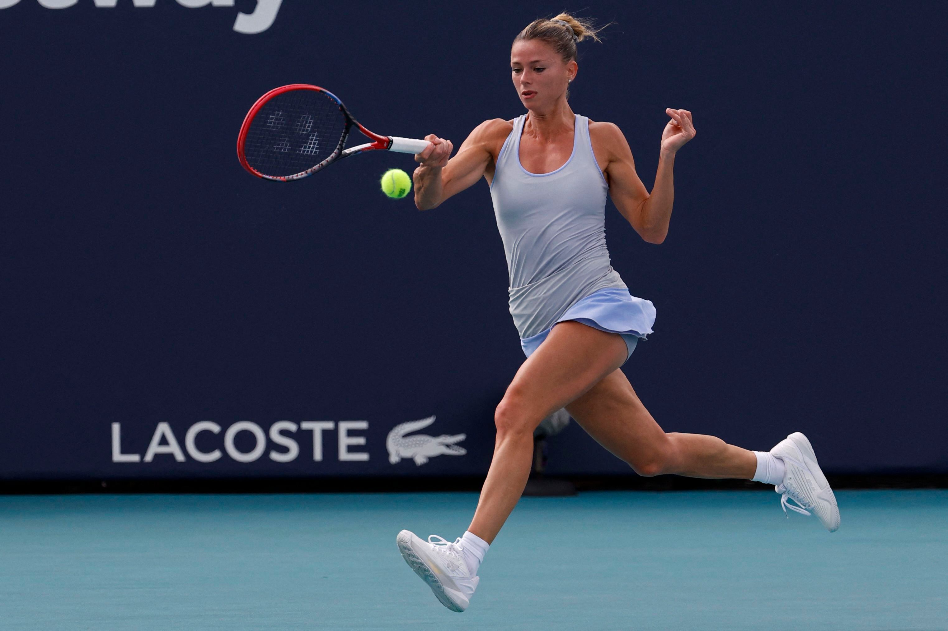 Camila Giorgi jugó su último partido oficial el 20 de marzo en el Miami Open (Foto: Geoff Burke-USA TODAY Sports)