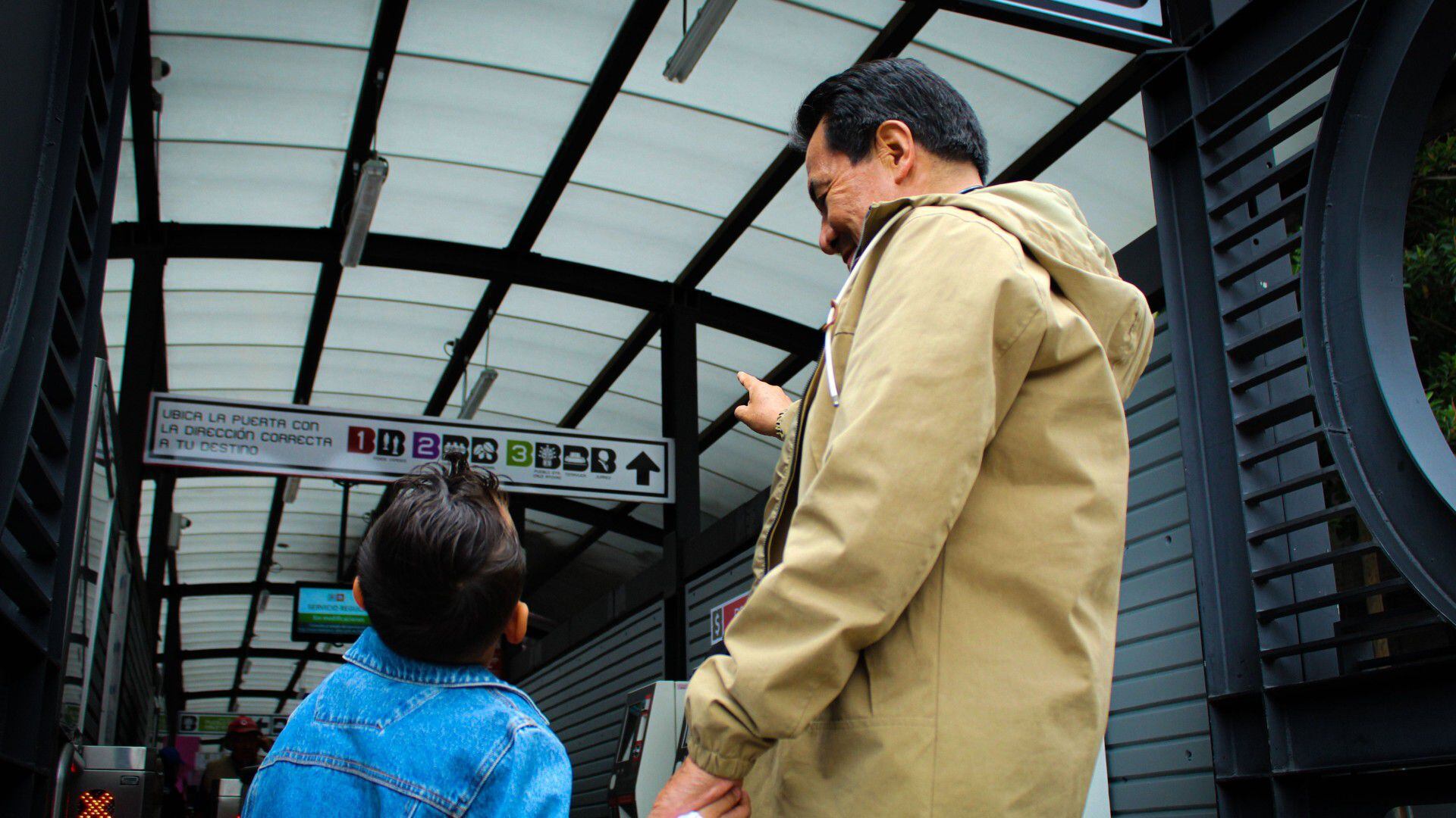 Estación del Metrobús de la capital mexicana